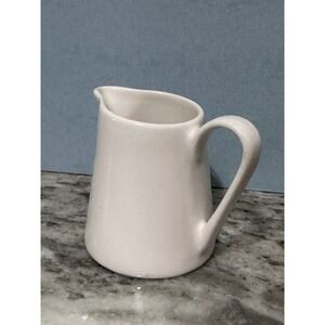 Syracuse China Syralite White Ceramic Creamer‎ Pitcher 99-H USA Made Vintage